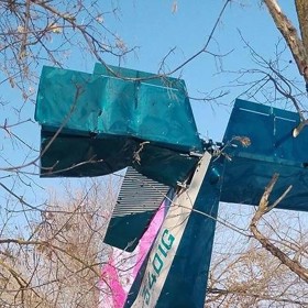 Sestřelený český letoun.