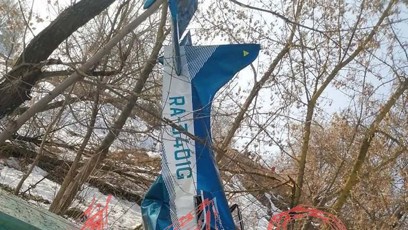 FOTO: Havárie českého letounu v Rusku.