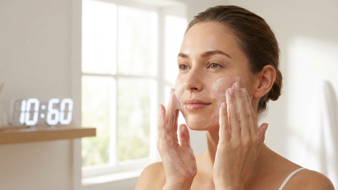 Sbohem černé tečky: K dokonalé pleti vám v koupelně stačí dodržet pravidlo 60 sekund