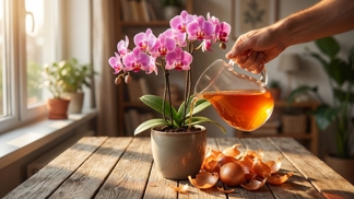 Některé orchideje odmítají kvést i celé roky: Tento sytě oranžový elixír z koše je obsype květy už po první zálivce