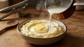 Nikdy nelijte do bramborové kaše studené mléko: Tato častá chyba ji mění v lepidlo, přitom stačí jeden malý krok