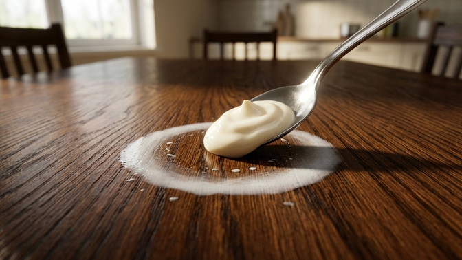 Konec fleků na nábytku: Levná pomoc z lednice, která zachrání lak