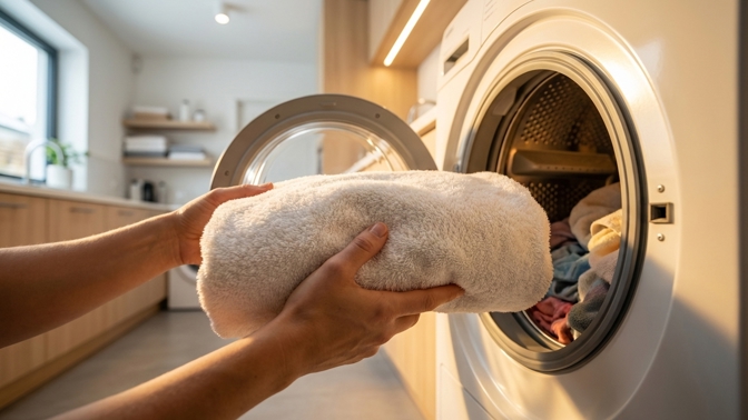 Sbohem pomalému sušení prádla v bytě: Stačí jeden ručník a vaše oblečení bude suché za půlku času