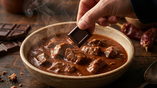 Proč přidat čokoládu do guláše? Trik pro hlubokou a plnou chuť
