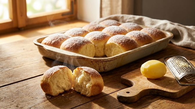 Brambora v kynutém těstě: Trik pro vláčné buchty, které neztvrdnou