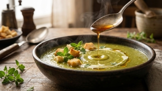 Hrachová polévka už nikdy nebude chutnat mdle: Jedna lžička jablečného octa je tajnou zbraní babiček pro tu nejdokonalejší chuť