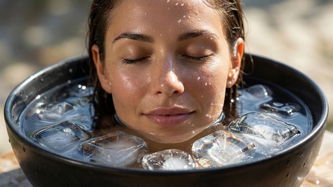 Ledová voda: Skvělý ranní trik, který zlepší vzhled i psychiku