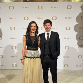 Anna Vojtěchovská na akci České televize.