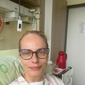 Kristina Kloubková v nemocnici.