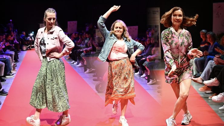 Rozjetá Polívková, energická Řandová či rozdivočelá Jachnická. Slavné krásky na přehlídce 