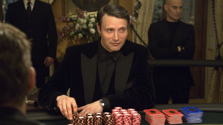 Mads Mikkelsen ve filmu Casino Royale.