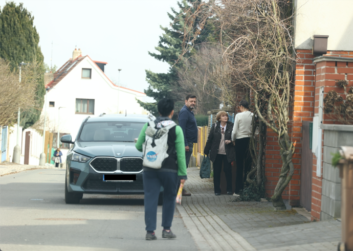 Ornella Koktová si byla převzít dům.