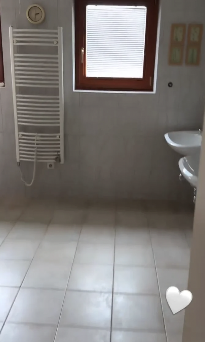 Koupelna v domě Ornelly Koktové. 