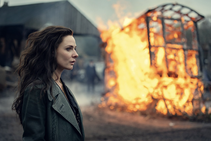 Herečka Rebecca Ferguson na snímku z filmu Peaky Blinders: Nesmrtelný muž. 