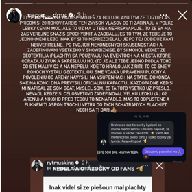 Separ se vyjádřil k Rytmusovi.