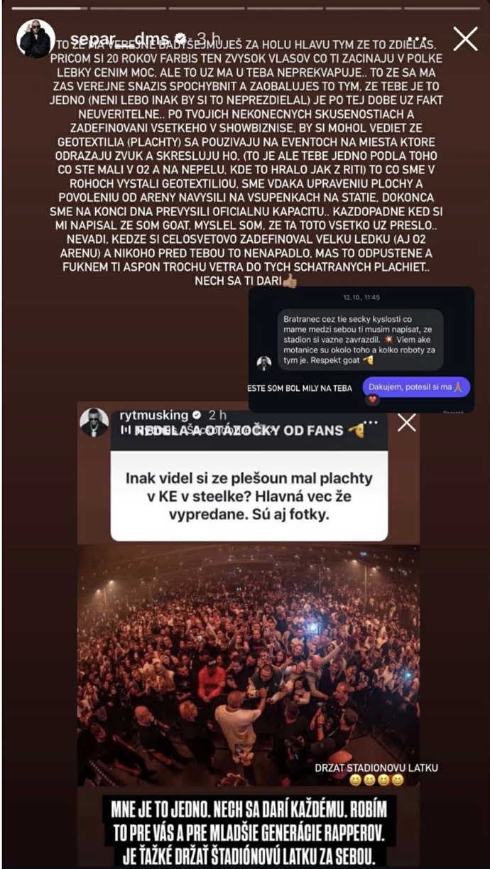 Separ se vyjádřil k Rytmusovi.