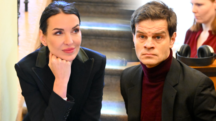 Zničený Adam Kraus a vysmátá ex Enevová: Bývalá partnerka hýřila u soudu dobrou náladou