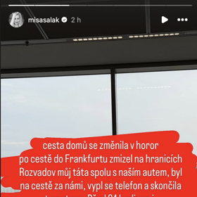 Michaela Saláková pátrá po tatínkovi. Nikdo neví kde je.