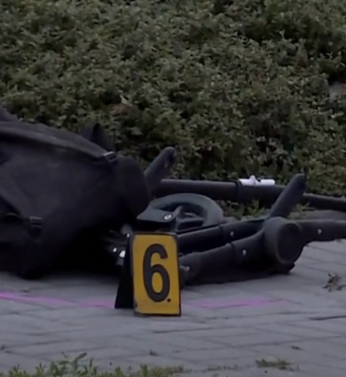 Muž srazil ženu s kočárkem. 