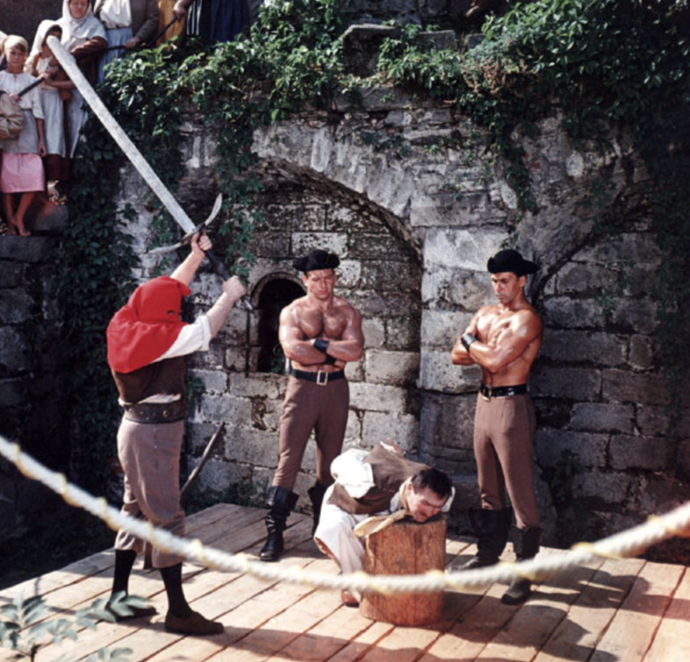 František Dibarbora ztvárnil v pohádce Šíleně smutná princezna dobráckého kata.