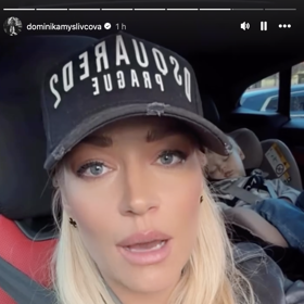 Dominika Myslivcová poslala svému ex vzkaz přes stories.
