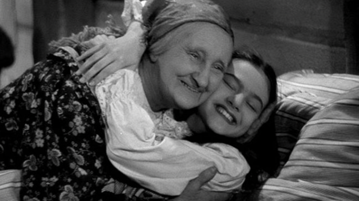 Terezie Brzková a Nataša Tanská ve filmu Babička.