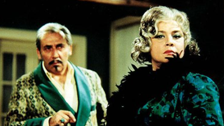 Míla Myslíková ve filmu Jak utopit Dr. Mráčka aneb konec vodníků v Čechách. 