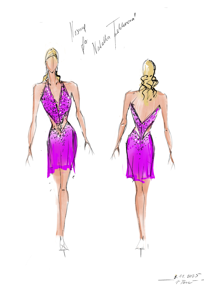 Tyto šaty měly být původně žluté.