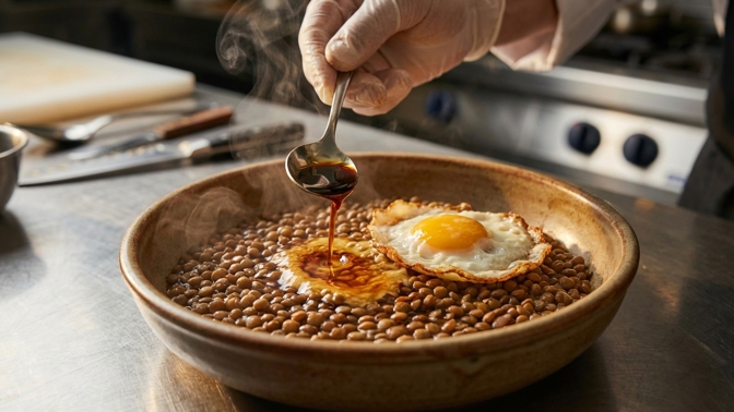 Proč šéfkuchaři přidávají do čočky na kyselo lžíci sójové omáčky? Nečekaný trik jí dodá barvu i lepší chuť