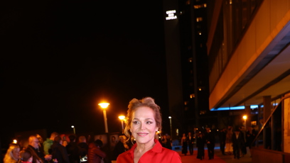 FOTO: Dagmar Havlová vsadila na červenou barvu a udělala dobře.