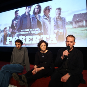 Představení filmu Poberta.