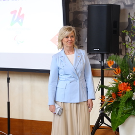 První dáma Eva Pavlová na Hradě.