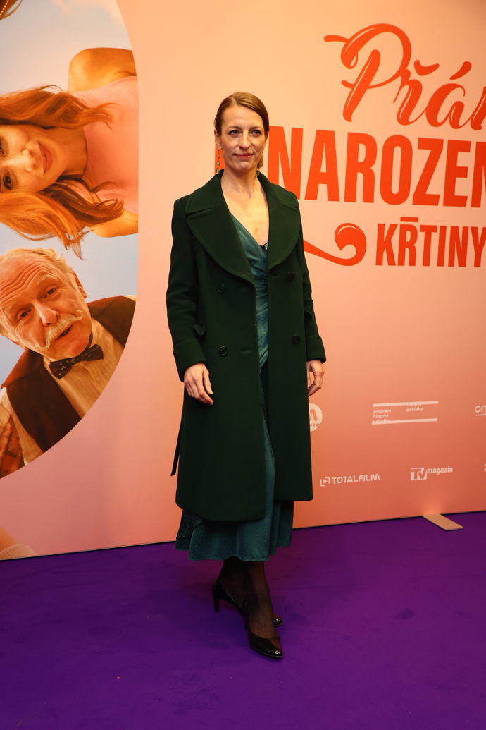 Anna Polívková na premiéře filmu Přání k narozeninám: Křtiny.