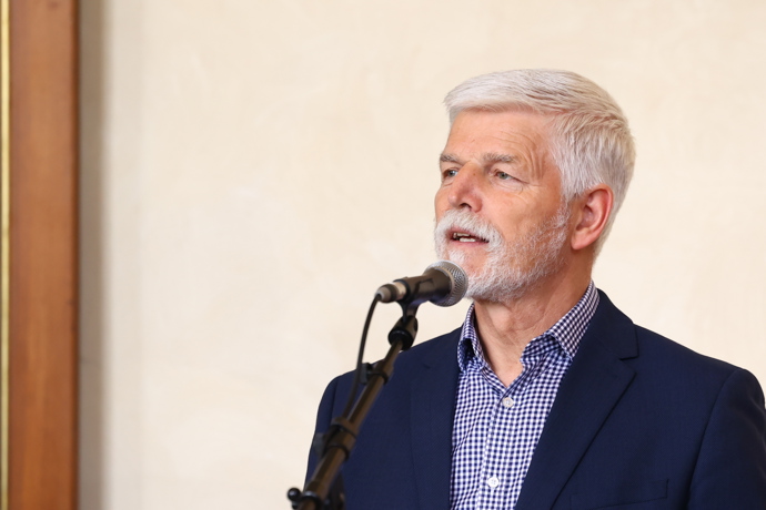 Prezident Petr Pavel přijal na Hradě sportovce ze Zimních olympijských a paralympijských her. 