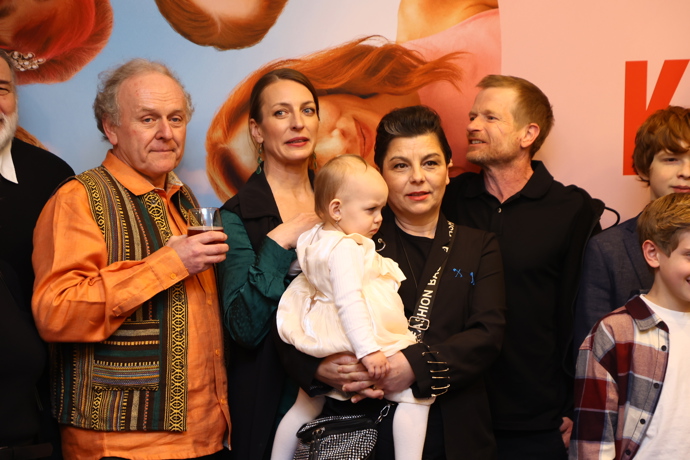 Jaroslav Dušek na premiéře filmu Přání k narozeninám: Křtiny. 