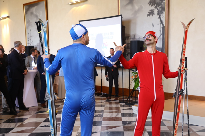 Petr Pavel na Hradě přijal sportovce ze Zimních olympijských her.