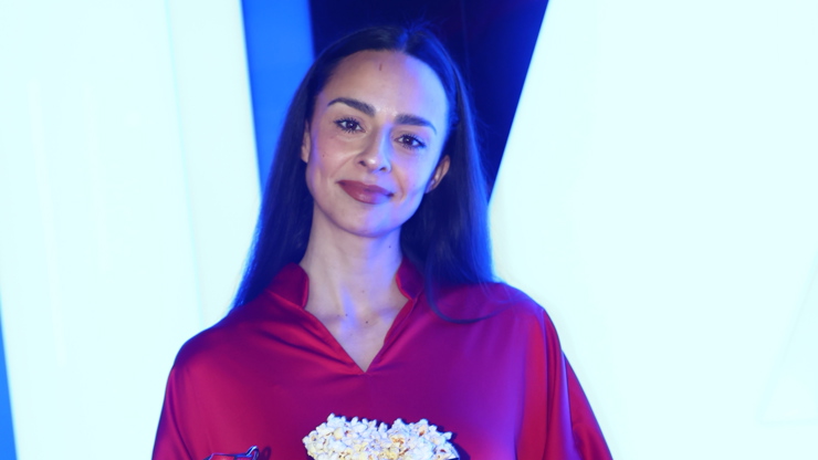 Mirka Pikolová s úsměvem.