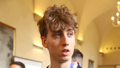 FOTO: Rychlobruslař Metoděj Jílek se svými medailemi.