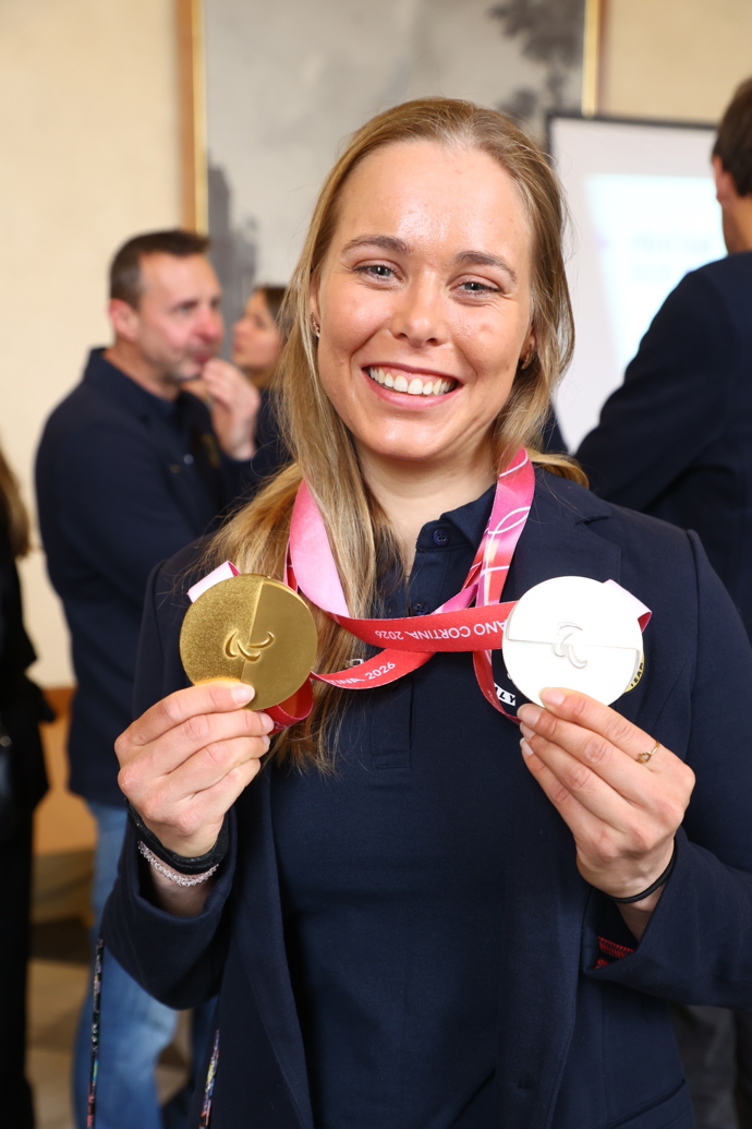 Čeští sportovci na pražském Hradě.