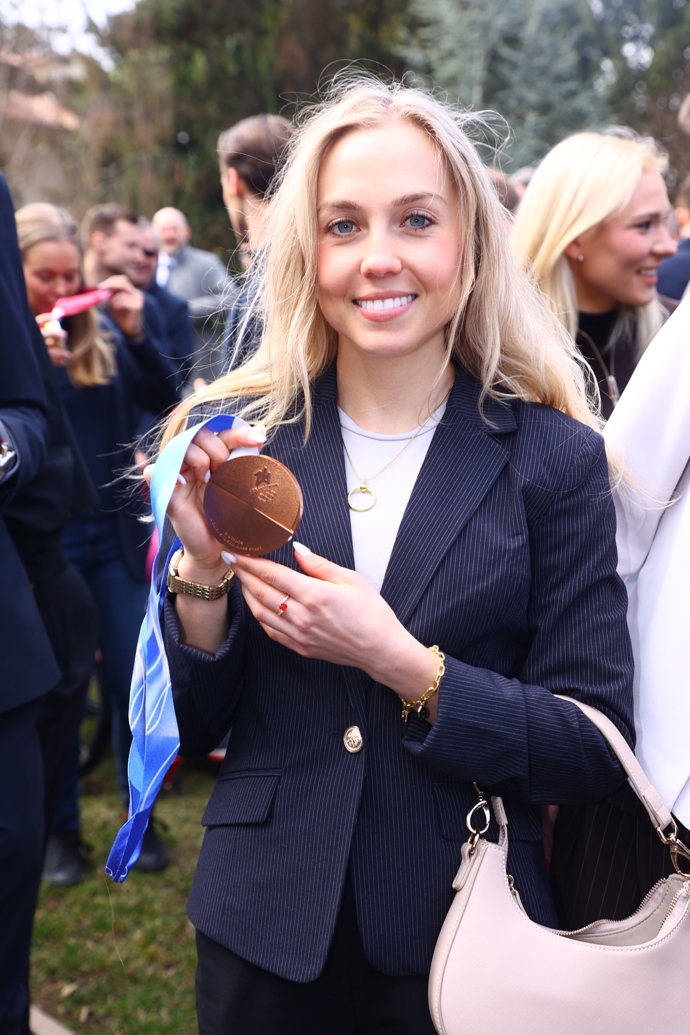 Nechyběla ani biatlonistka Tereza Voborníková.