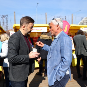 Vít Rakušan se bavil s podporovateli.