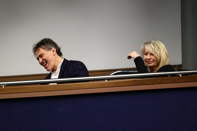 Jaromír Jágr měl dobrou náladu.