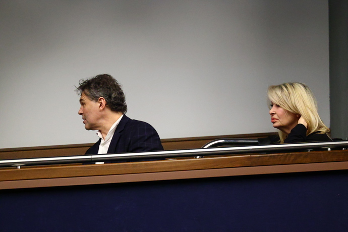 Jaromír Jágr na premiéře muzikálu Andělé.