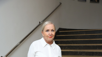 FOTO: Bára Basiková  na premiéře muzikálu Andělé.