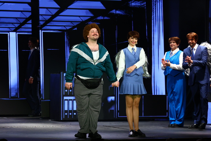 Martin Schreiner září v muzikálu Andělé.