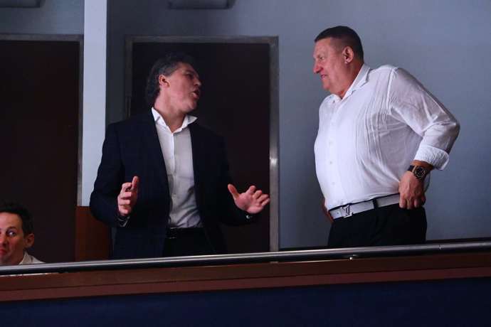 Jaromír Jágr a Vlastimil Spěvák si nenechali ujít premiéru muzikálu Andělé.