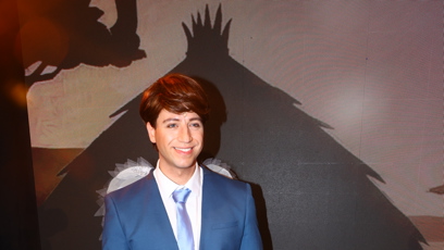 FOTO: Milan Peroutka na premiéře muzikálu Andělé.