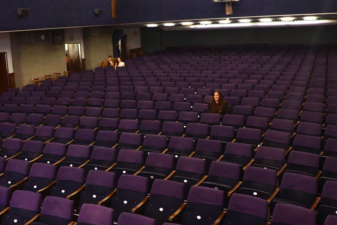 Aneta zůstala jako poslední divák.