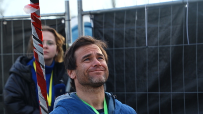 FOTO: Vavřinec Hradilek na demonstraci Milionu chvilek.