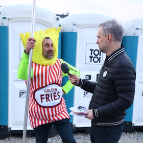 Zdeněk Hřib na demonstraci Milionu chvilek.